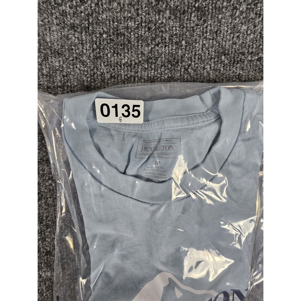 Pendleton Shirt Mens Small Blue Originals Born In Oregon‎ Mountain Graphic Tee - Picture 7 of 7